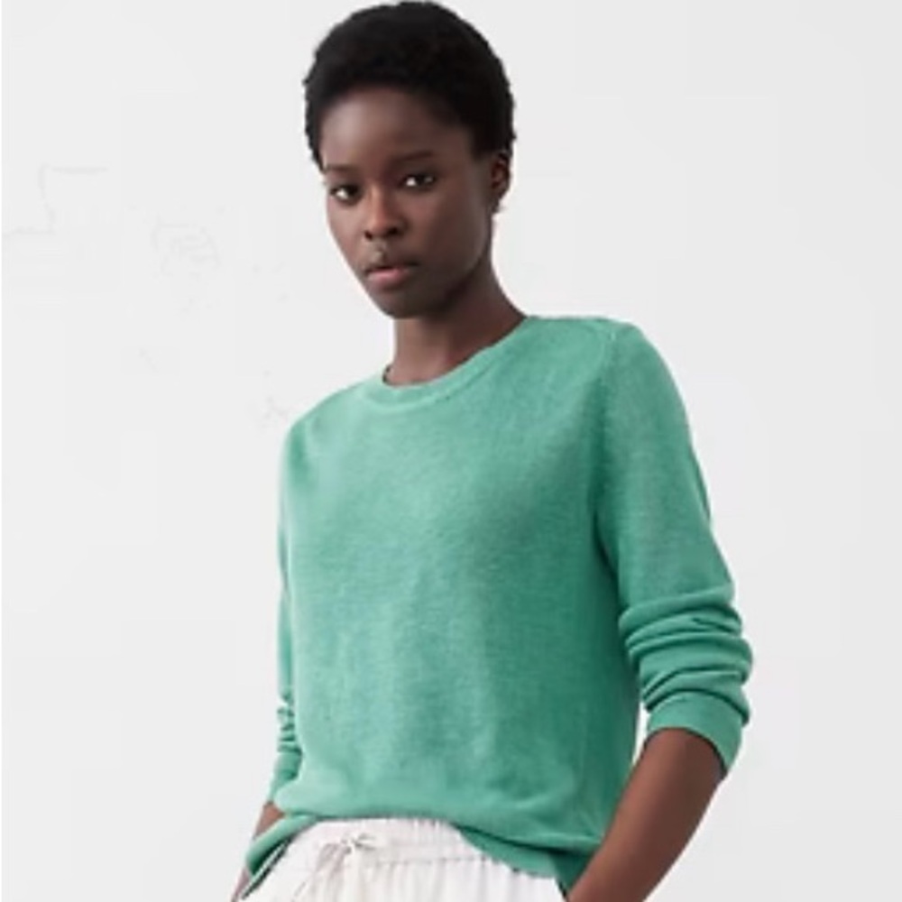 Banana Republic Factory Lightweight Green Pullover Sweater